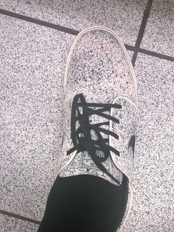 When your shoe matches the ground