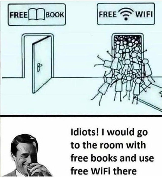 Free Book Or Free WIFI