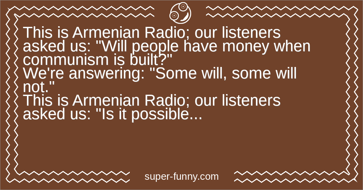 radio yerevan jokes radio yerevan jokes